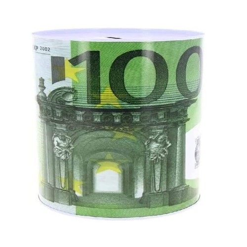 Salvadanaio latta porta euro - latta,