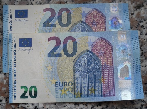 Banconote euro 20 a - 20,