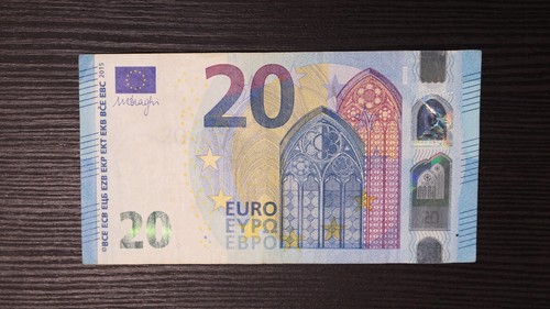 Banconota euro draghi - banconota, da