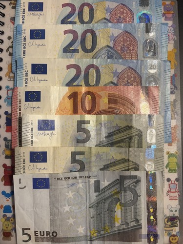 Lotto euro banconote - euro, (banconote