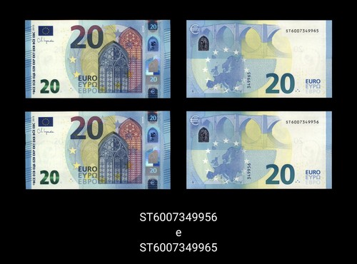 Lotto banconote 20 euro - banconote,
