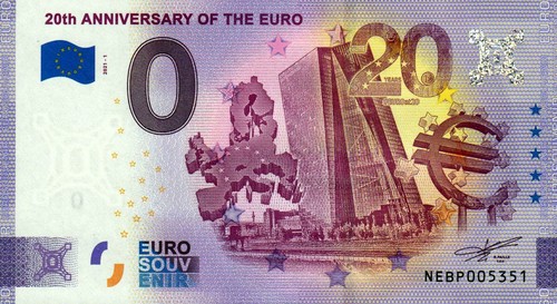 Banconota null euro - euro,