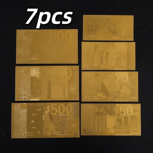 Set 7pz banconota euro lamina - euro,
