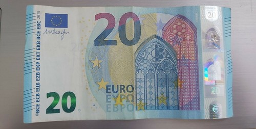 Banconota euro pezzo - banconota, da