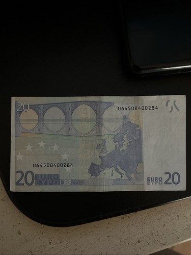 Banconota euro anno 2002 - banconota, da