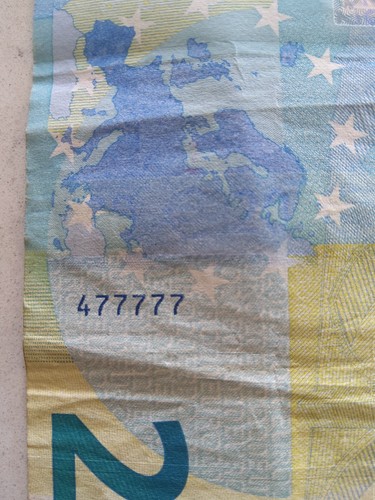 Rarissima banconota euro - rarissima,