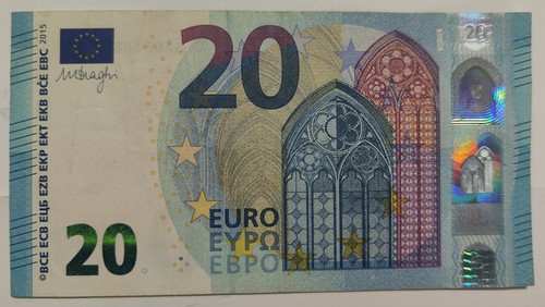 Banconota euro con serie - con,