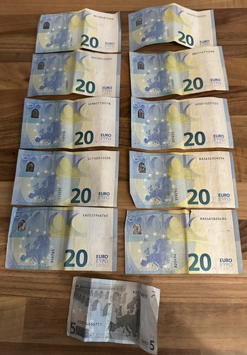 205 rimanenti euro soldi da - 205€,