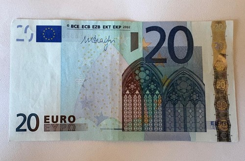 Banconota euro del - banconota, da
