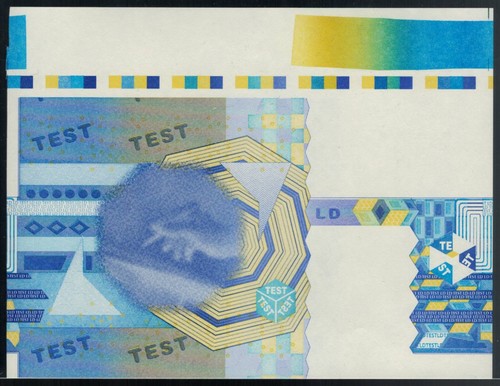 Banconota test euro - test, test"