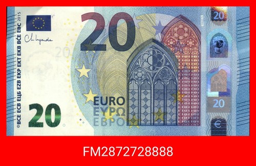 Banconota euro rara r1 - 20,