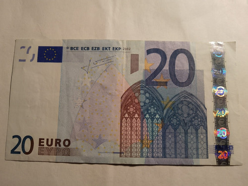 Banconota euro anno 2002 - anno,